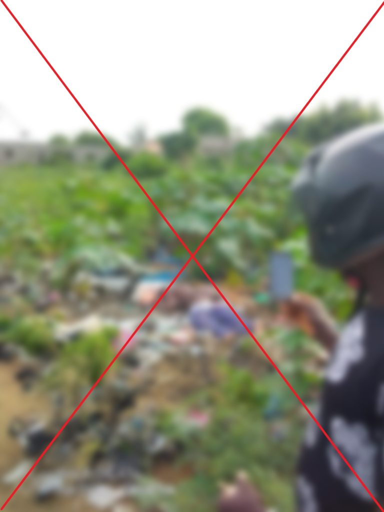 FAUX Ces images ne montrent pas une victime des manifestations de juin 2025 au Togo