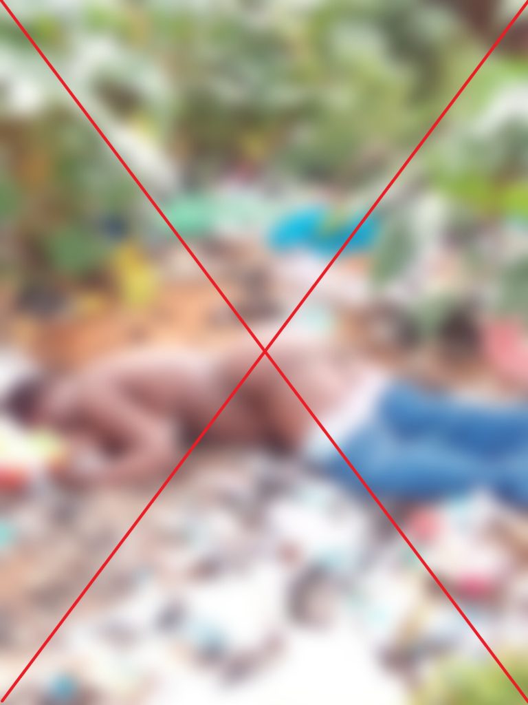 FAUX Ces images ne montrent pas une victime des manifestations de juin 2025 au Togo