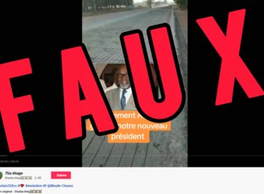 Pas une route construite par Jean Lucien Savi de Tové
