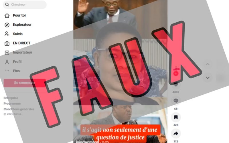 Faux : Le président de la République Togolaise n'a lancé aucun appel à la libération de l’ex ministre des armées