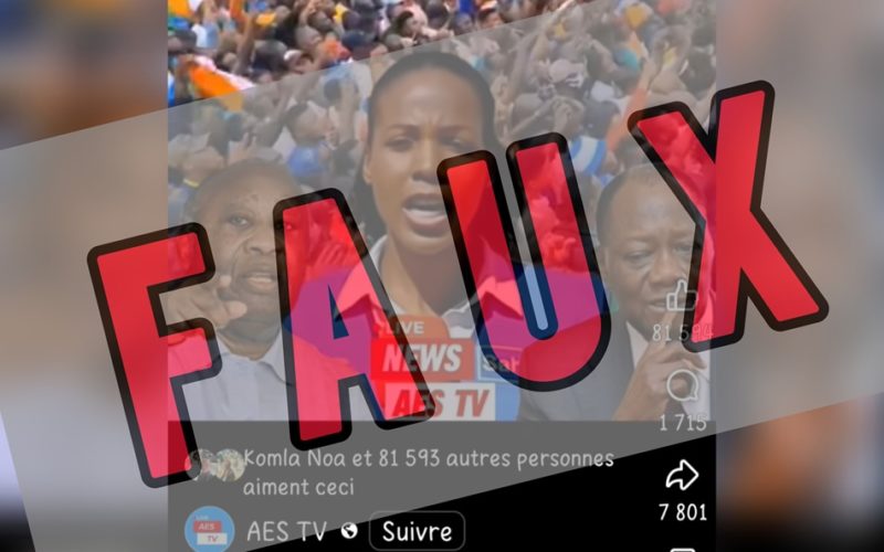 Cette vidéo ne montre pas une manifestation contre Alassane Ouattara le 11 octobre