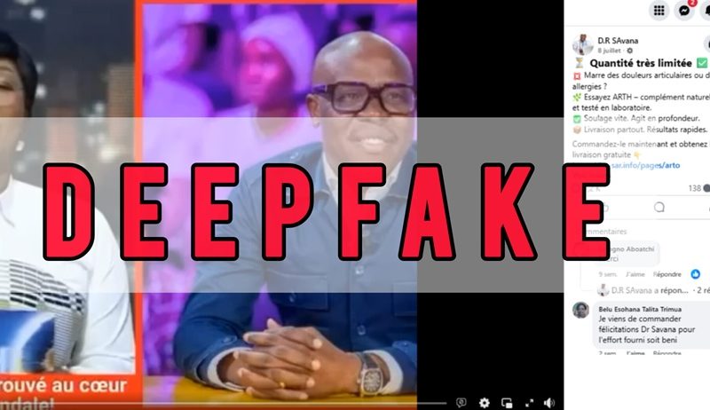 Cette vidéo d'A’salfo vantant un remède contre l’arthrite est un deepfake !  