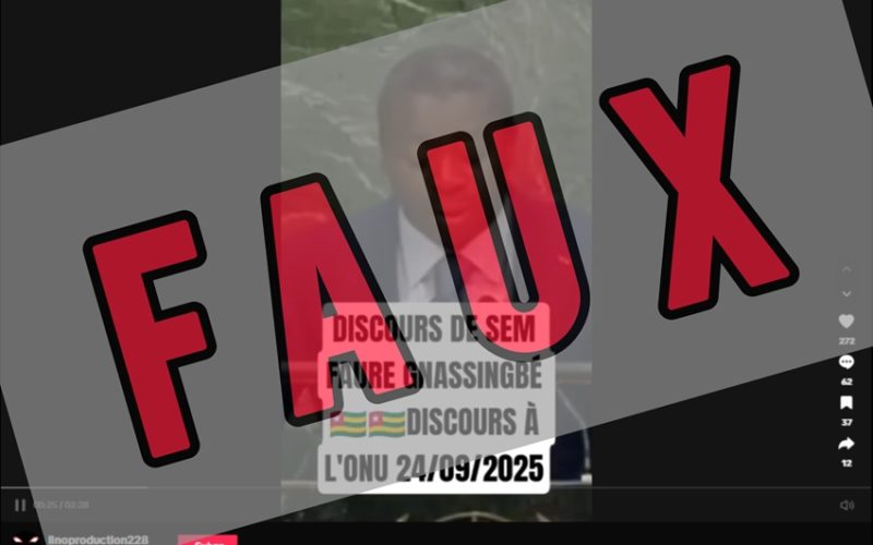 Assemblée Générale des Nations Unies un ancien discours de Faure Gnassingbé remis au goût du jour 