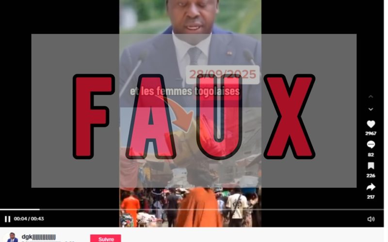 Aucune preuve d'un financement de 4 milliards de Faure Gnassingbé pour l'entrepreneuriat des femmes au Togo