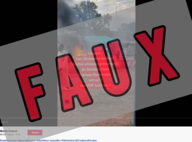 Des citoyens ghanéens auraient-ils incendié tous les véhicules venant du Burkina Faso Non !
