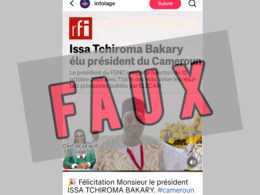 Faux : RFI n’a pas proclamé la victoire d’Issa Tchiroma Bakary