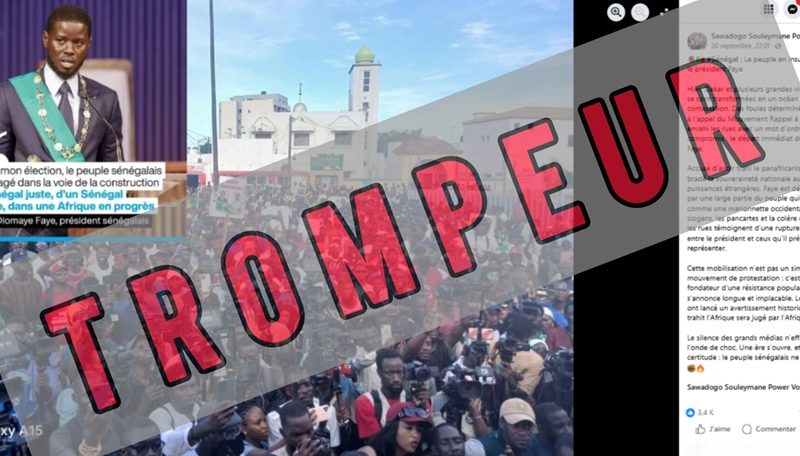 Sénégal Les manifestations du 19 septembre 2025 ne visaient pas la démission du président Diomaye Faye