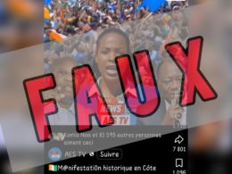 Cette vidéo ne montre pas une manifestation contre Alassane Ouattara le 11 octobre