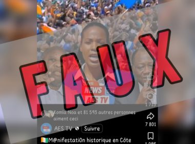 Cette vidéo ne montre pas une manifestation contre Alassane Ouattara le 11 octobre