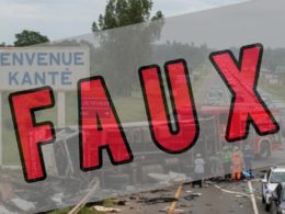 Ces trois images montrant un accident sur la route de Kanté sont hors contextes