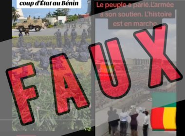 Des vidéos faussement attribuées à la tentative de coup d’État du 7 décembre 2025 au Bénin