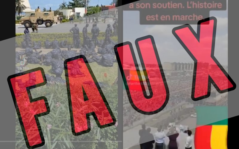 Des vidéos faussement attribuées à la tentative de coup d’État du 7 décembre 2025 au Bénin