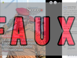 Faux, le Burkina Faso n’a pas "soldé sa dette extérieure"