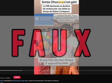 Faux, le FMI n’a pas réclamé au président Ibrahim Traoré le remboursement d’une dette contractée sous Blaise Compaoré