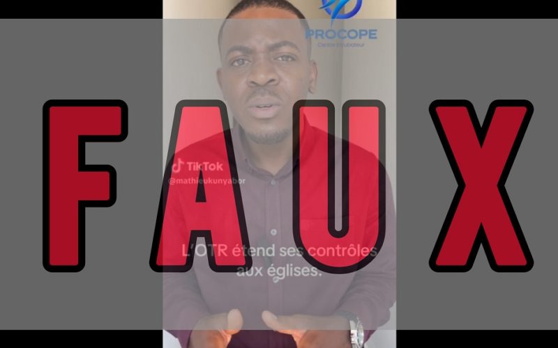 FAUX L’OTR n’étend pas ses contrôles aux églises en 2026
