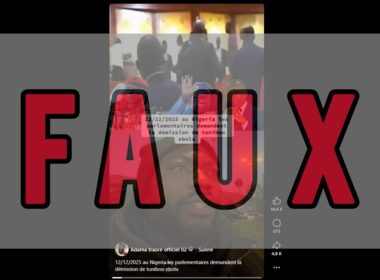 Faux, l’intervention militaire au Bénin n’a pas provoqué de bagarre au Sénat nigérian