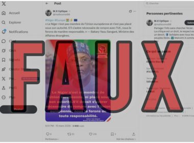 Une fausse déclaration attribuée au ministre des affaires étrangères du Niger sur la coopération avec l’Union Européenne 