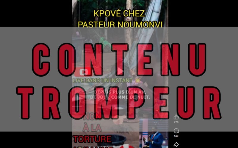 Non, la vidéo virale sur le camp de prière de Kpové ne montre pas des faits récents