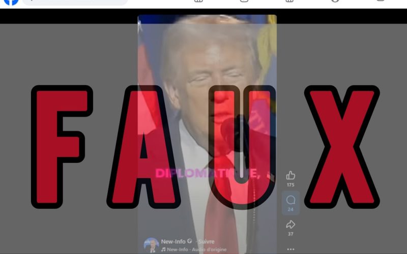 Non, le président américain Donald Trump n’a pas annoncé de sanctions contre les dirigeants africains et leurs enfants