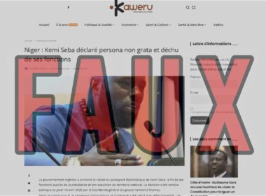 Faux, l’activiste Kémi Seba n’a pas été déchu de son passeport diplomatique nigérien 
