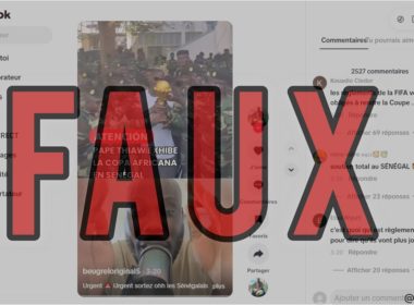 Faux, le trophée de la CAN n’a pas été déplacé vers une base militaire au Sénégal