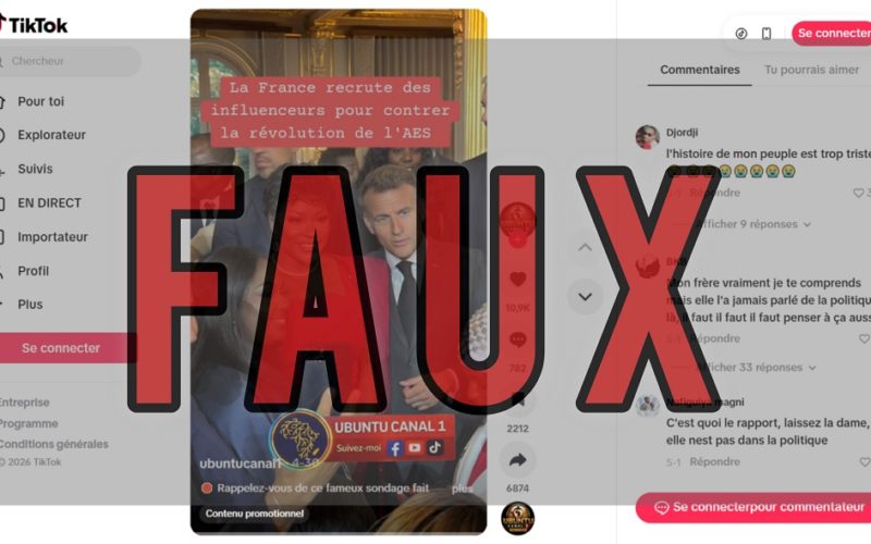 Aucune preuve que la France ait recruté des influenceurs pour contrer la révolution de l’AES