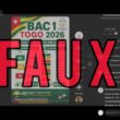 Non, ce visuel ne présente pas les résultats du BAC 1 Togo 2026, mais plutôt les statistiques officielles de 2025