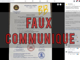 Un faux communiqué au nom du Département général de l’immigration royaume du Cambodge