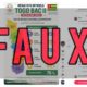 Ce visuel présentant les résultats officiels du BAC II 2026 au Togo est trompeur 