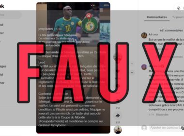 Non, la FIFA n’a pas demandé au Sénégal de retirer une étoile de son maillot 