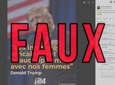 Faux Donald Trump n’a pas déclaré « les immigrés africains font beaucoup l’amour avec nos femmes »