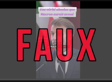 Faux Emmanuel Macron n’a jamais déclaré que les pays du Sahel étaient « à la botte » de la France