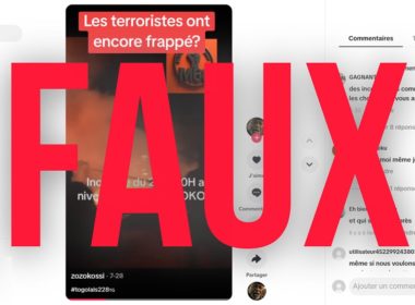 Faux cette vidéo ne montre pas un incendie terroriste au CHR de Sokodé