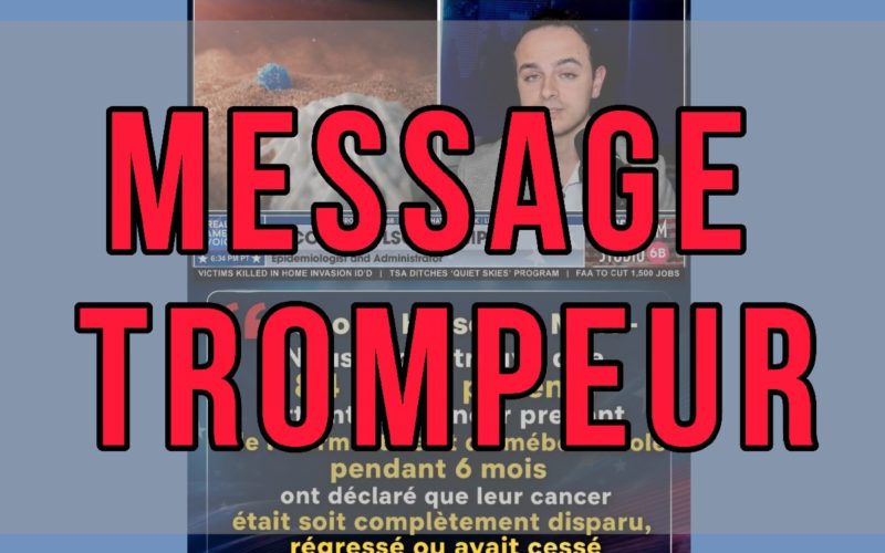 Non, aucune étude sérieuse ne prouve que l'ivermectine et le mébendazole font disparaître le cancer chez 84 % des patients