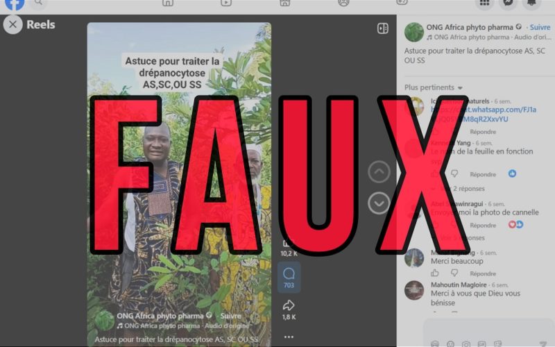 Le Fagara guérit-il la drépanocytose et transforme le génotype SS en AA ? Preuves insuffisantes