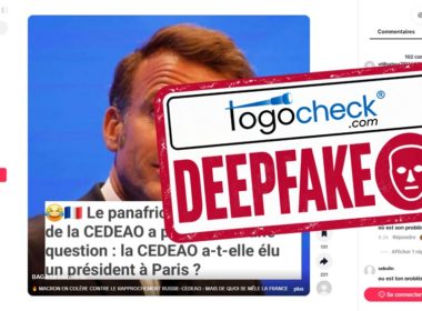 Cette annonce d'Emmanuel Macron sur le mémorandum CEDEAO Russie est un deepfake