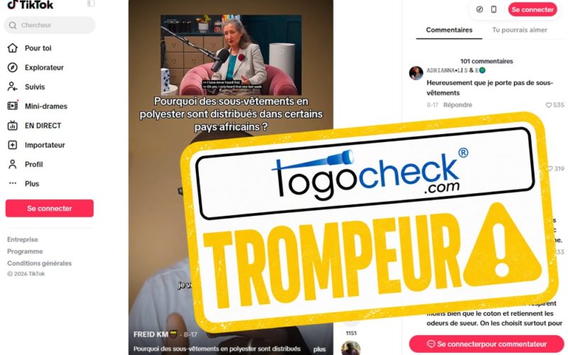 Des sous-vêtements en polyester distribués en Afrique comme contraceptifs ? Affirmation sans preuve